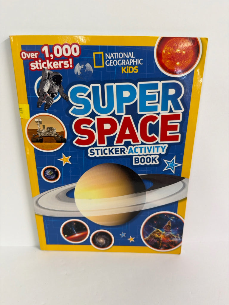 Super Space Sticker National Geographic Kids Elementary Space/Astronomy Books