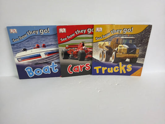 See How They Go! DK Publishing Set  Pre-Owned Elementary Children's Books