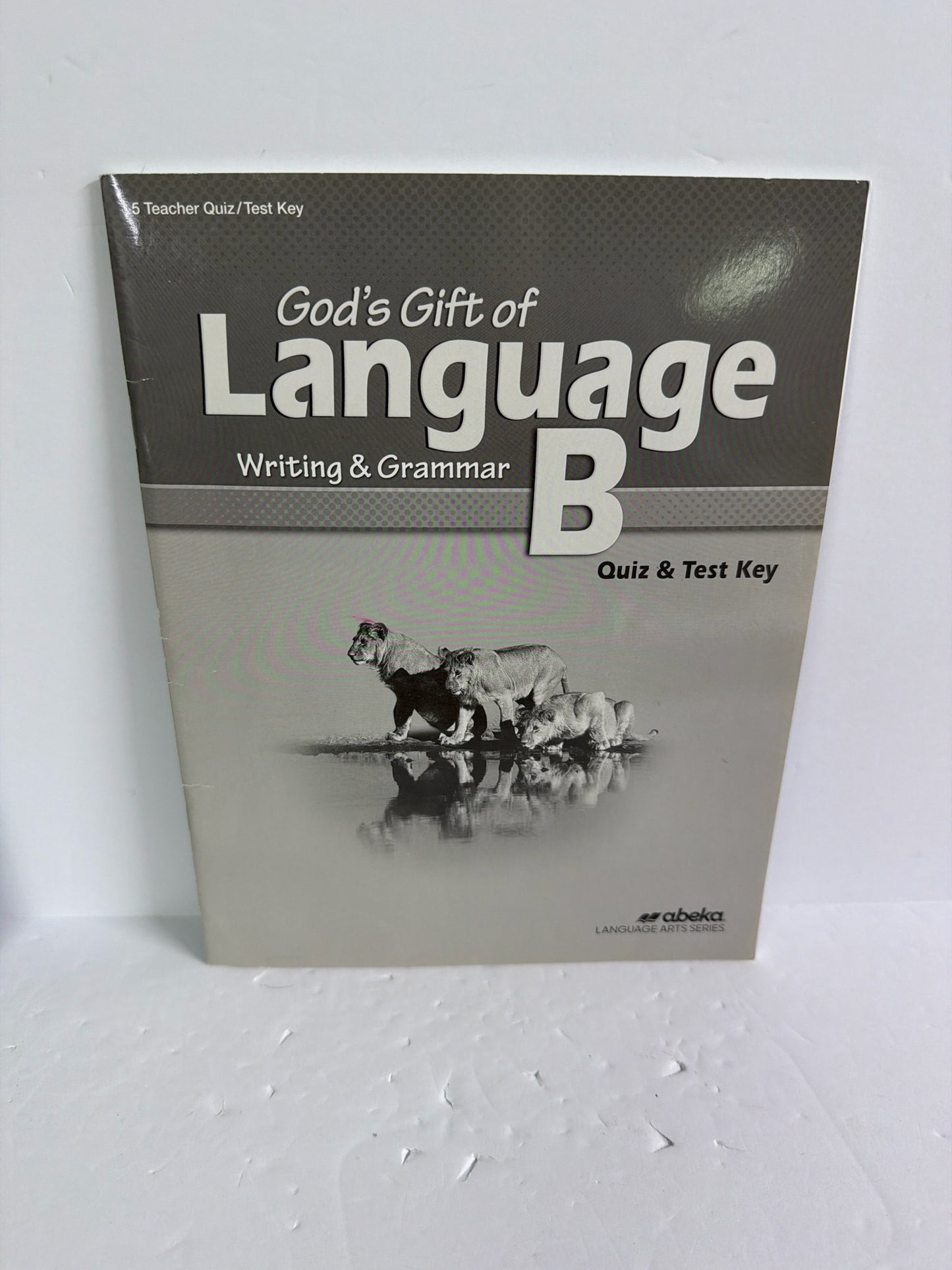 God's Gift of Language B Abeka Quiz/Test Key  Pre-Owned Language Textbooks