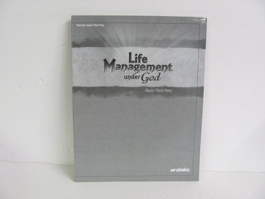 Life Management Under God Abeka Quiz/Test Key  Pre-Owned Bible Textbooks