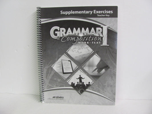 Supplementary Exercises Abeka Teacher Key  Pre-Owned Language Textbooks