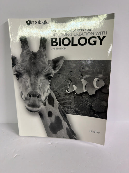 Exploring Creation With Biology Apologia Dincher Math, History & Science