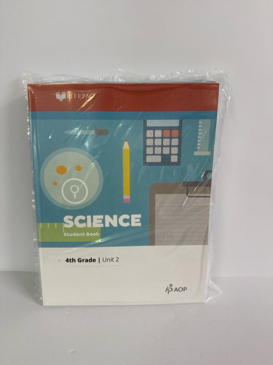 Science 4 Alpha Omega Set  Pre-Owned 4th Grade Language Textbooks