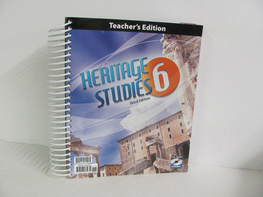 Heritage Studies 6 BJU Press Teacher Edition  Pre-Owned History Textbooks