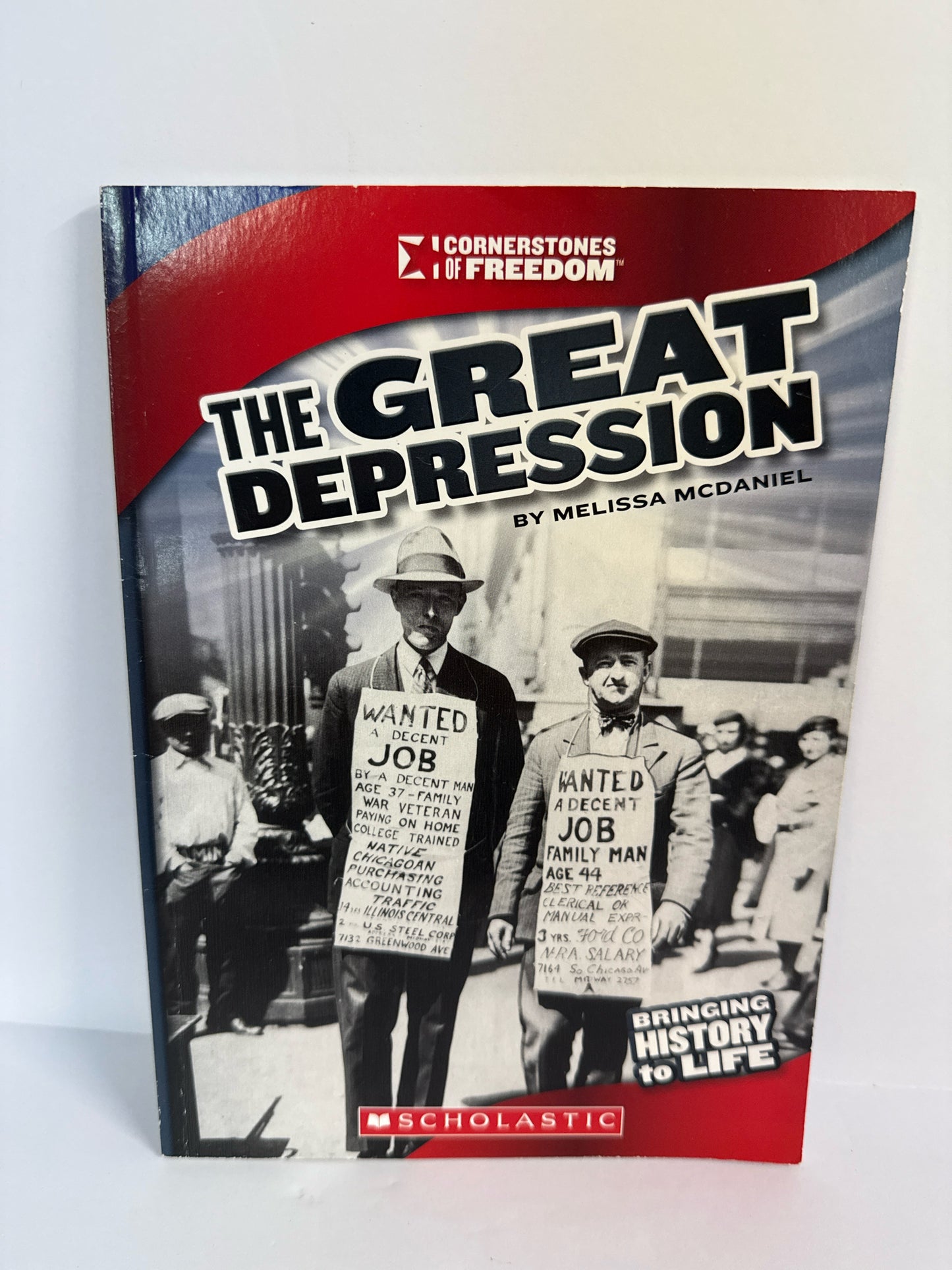 The Great Depression Scholastic Pre-Owned Melissa McDaniel History Textbooks