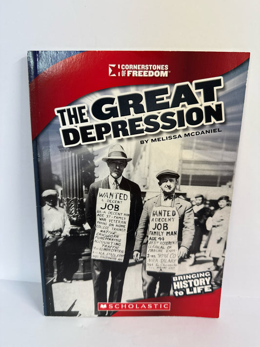 The Great Depression Scholastic Pre-Owned Melissa McDaniel History Textbooks