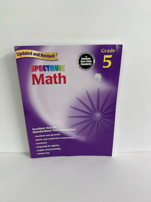 Spectrum Math Carson Dellosa Student Workbook Pre-Owned Mathematics Textbooks