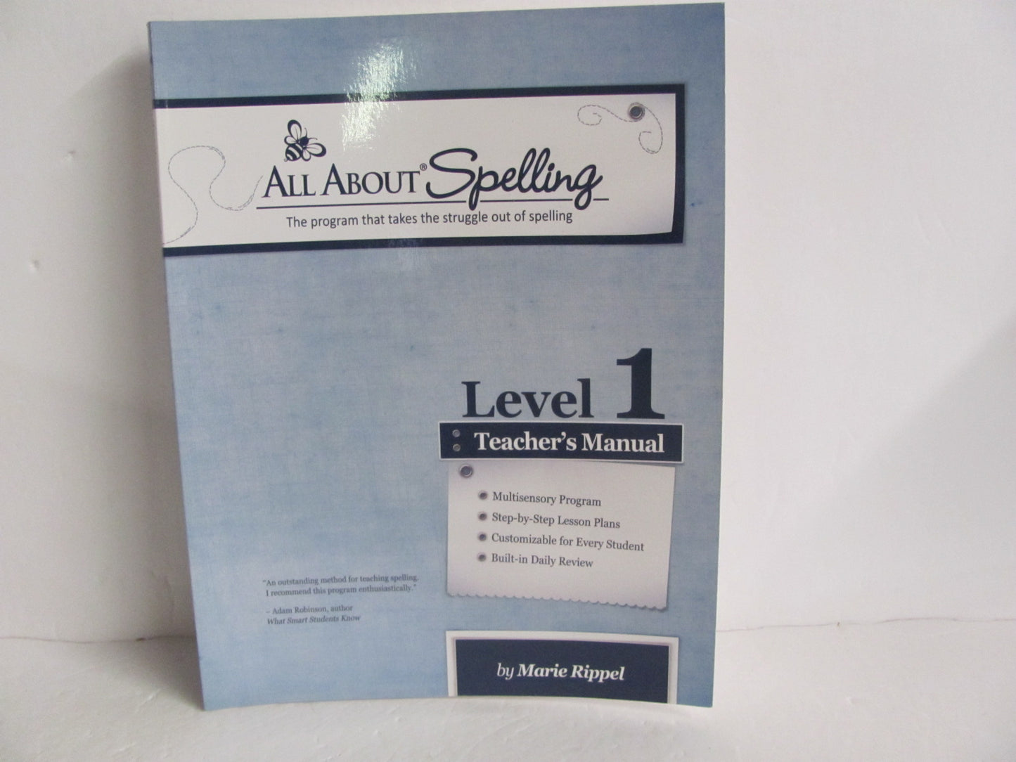 All About Spelling Level 1 Teacher Manual  Pre-Owned Spelling/Vocabulary Books