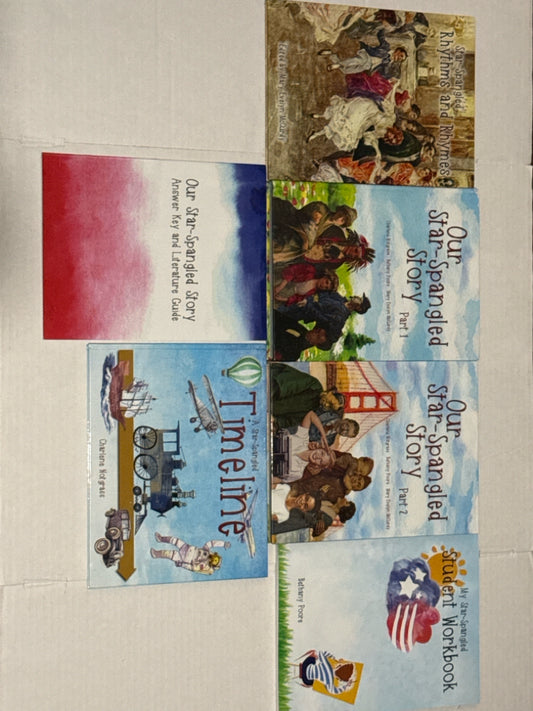 Our Star-Spangled Story Notgrass Set  Pre-Owned Bethany Poore History Textbooks