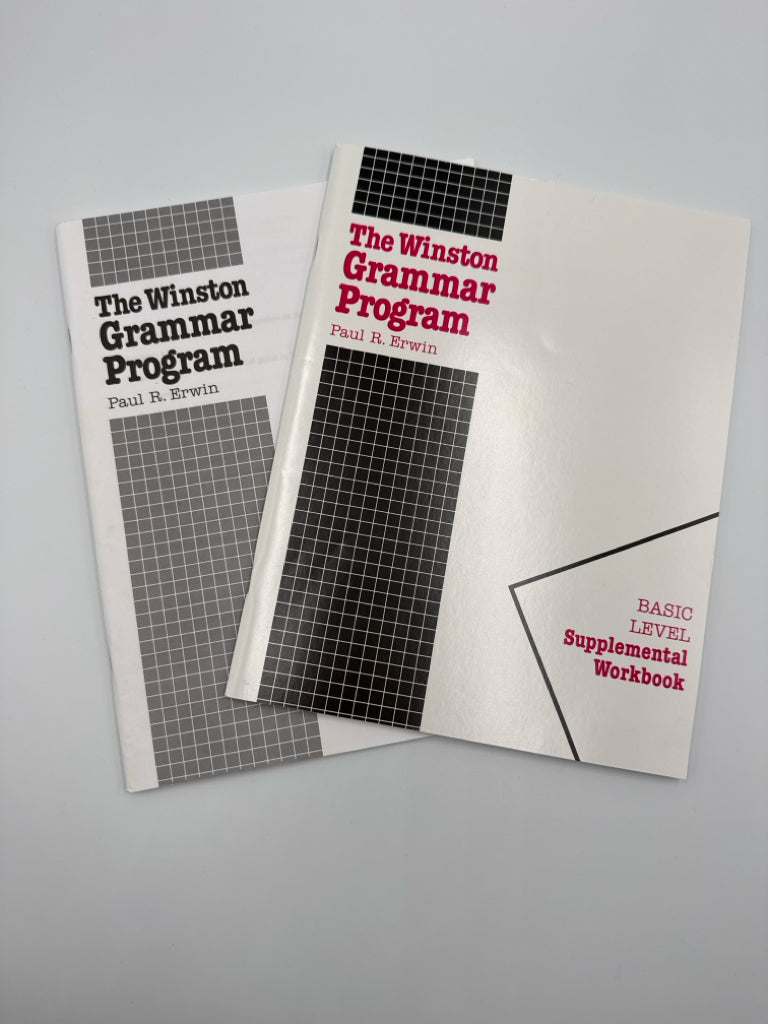 The Winston Grammar Program Advance Precious Memories Language Textbooks