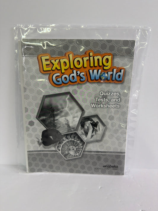 Exploring God's World Abeka 3rd Grade Science Textbooks