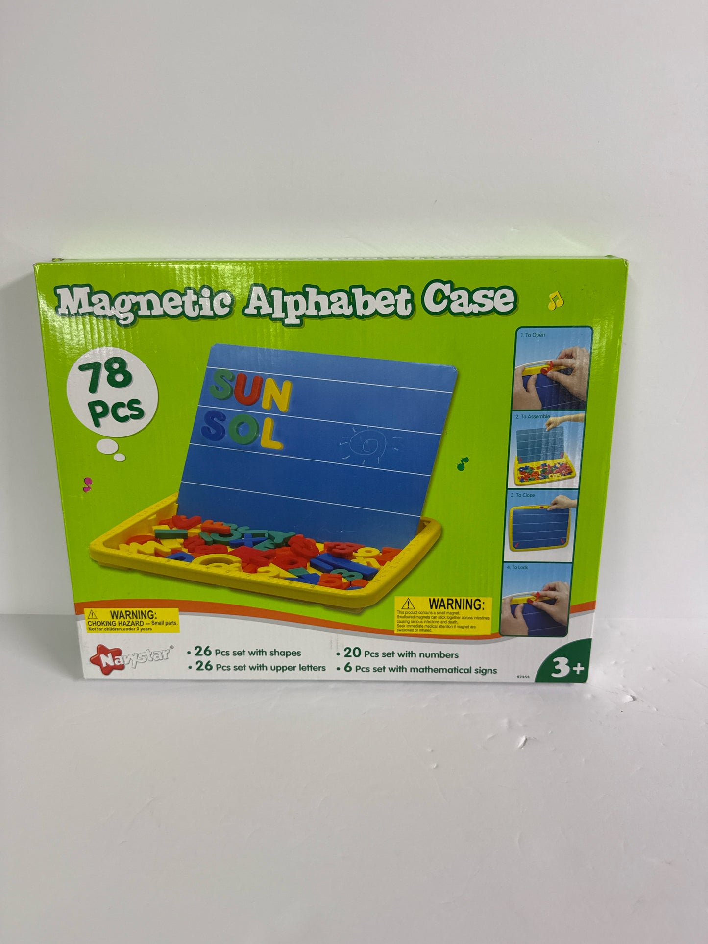 Magnetic Alphabet Case Navystar Pre-Owned Elementary Early Learning Books
