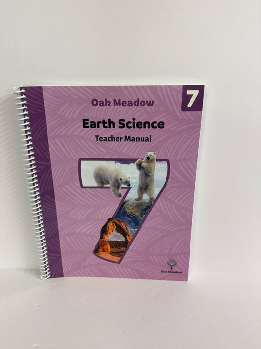 Earth Science Oak Meadow Teacher Manual  Pre-Owned 7th Grade Science Textbooks