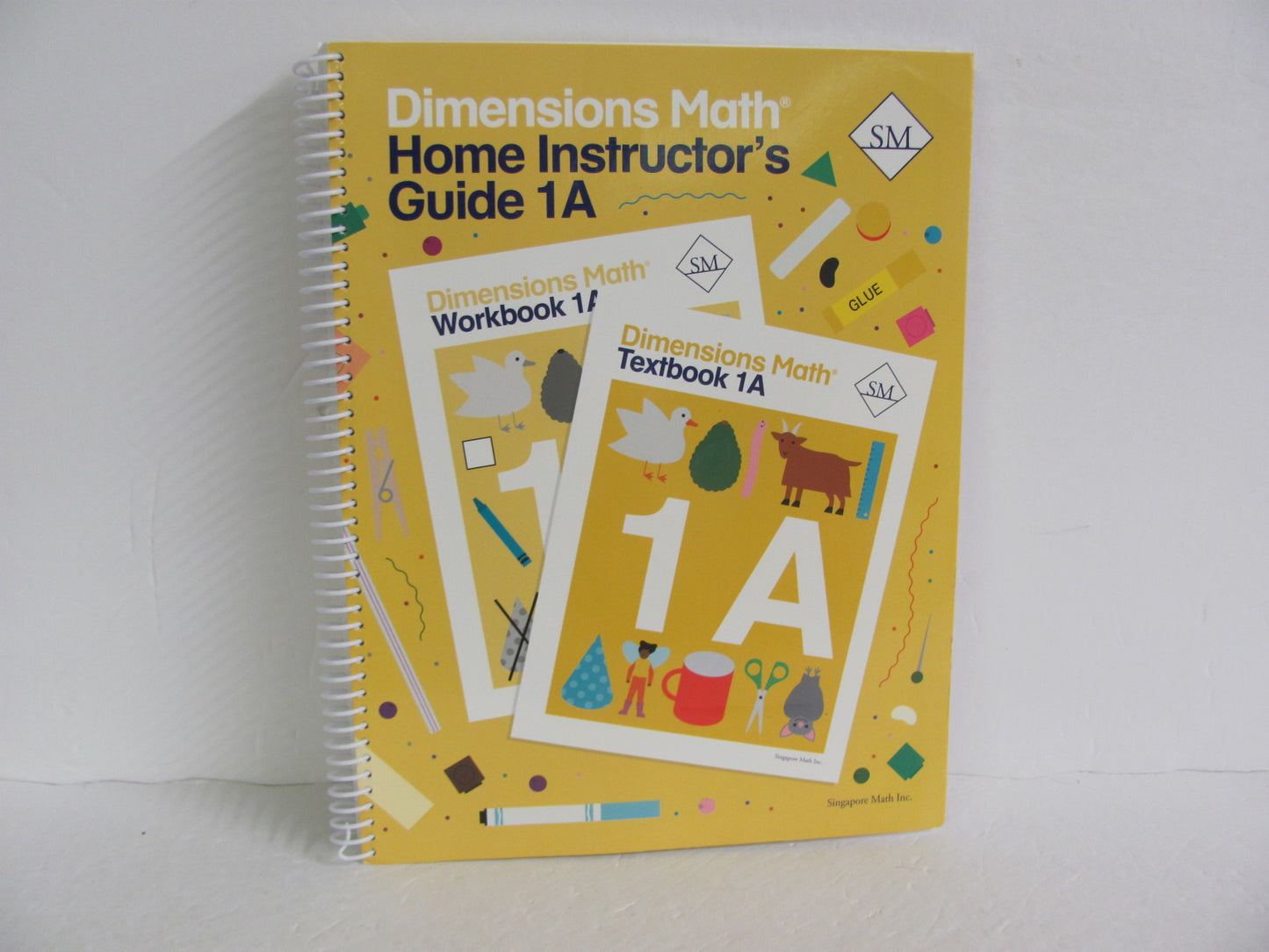Dimensions Math 1A Singapore Instructor Guide  Pre-Owned Mathematics Textbooks