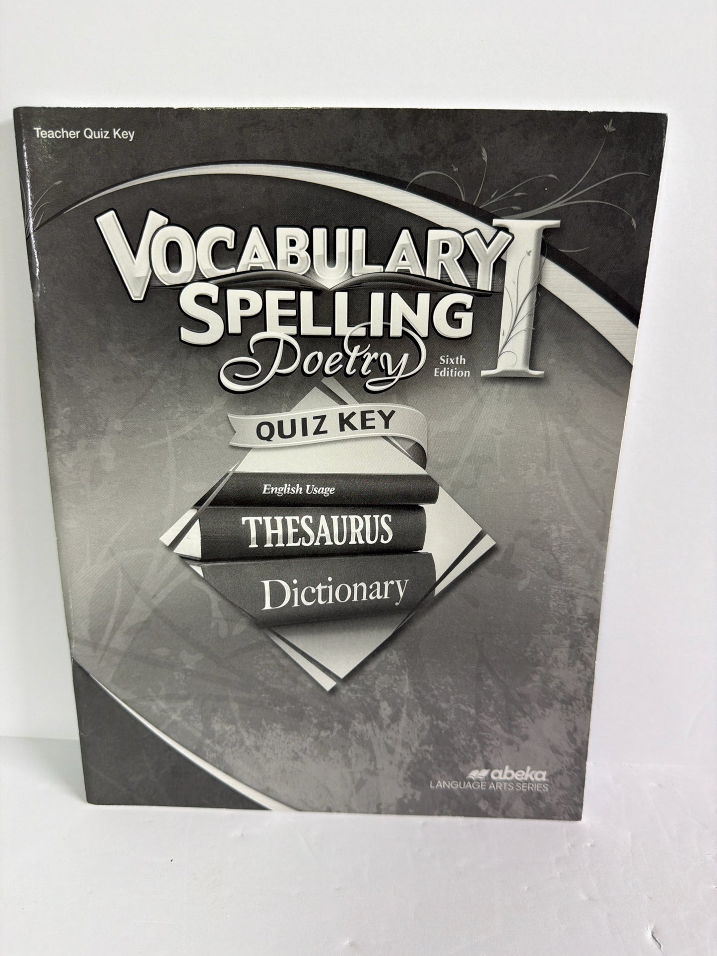 Vocabulary Spelling Poetry I Abeka Quiz Key Pre-Owned Language Textbooks