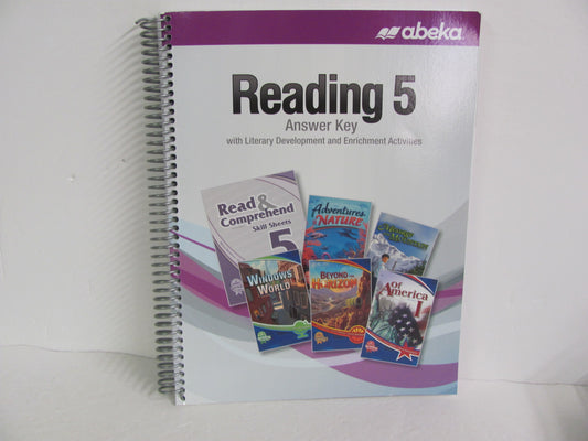 Reading 5 Abeka Answer Key  Pre-Owned 5th Grade Reading Textbooks