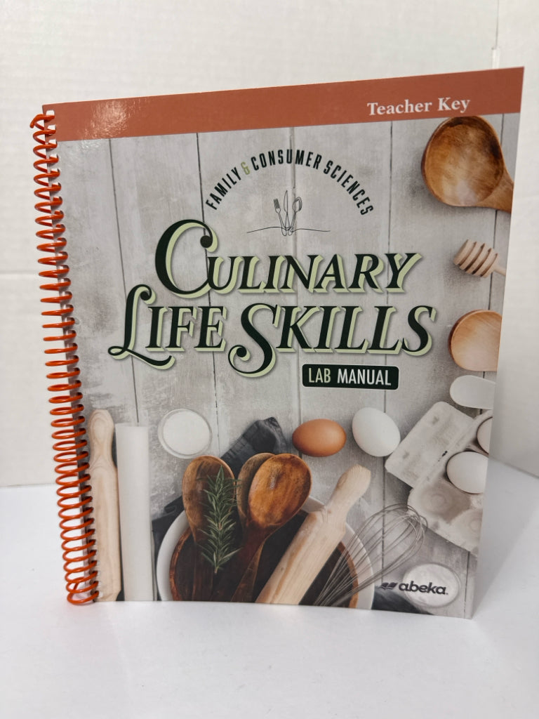 Culinary Life Skills Abeka Lab Key  Pre-Owned High School Electives Books