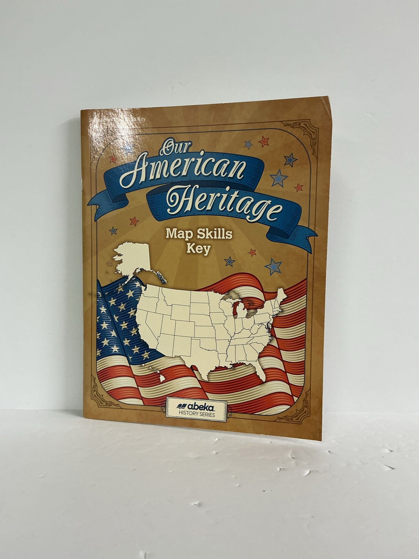 Our American Heritage Abeka Map Skills Key  Pre-Owned History Textbooks