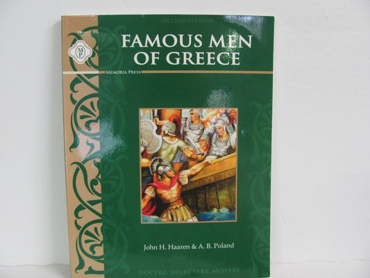 Famous Men of Greece Memoria Press Student Book Pre-Owned World History Books