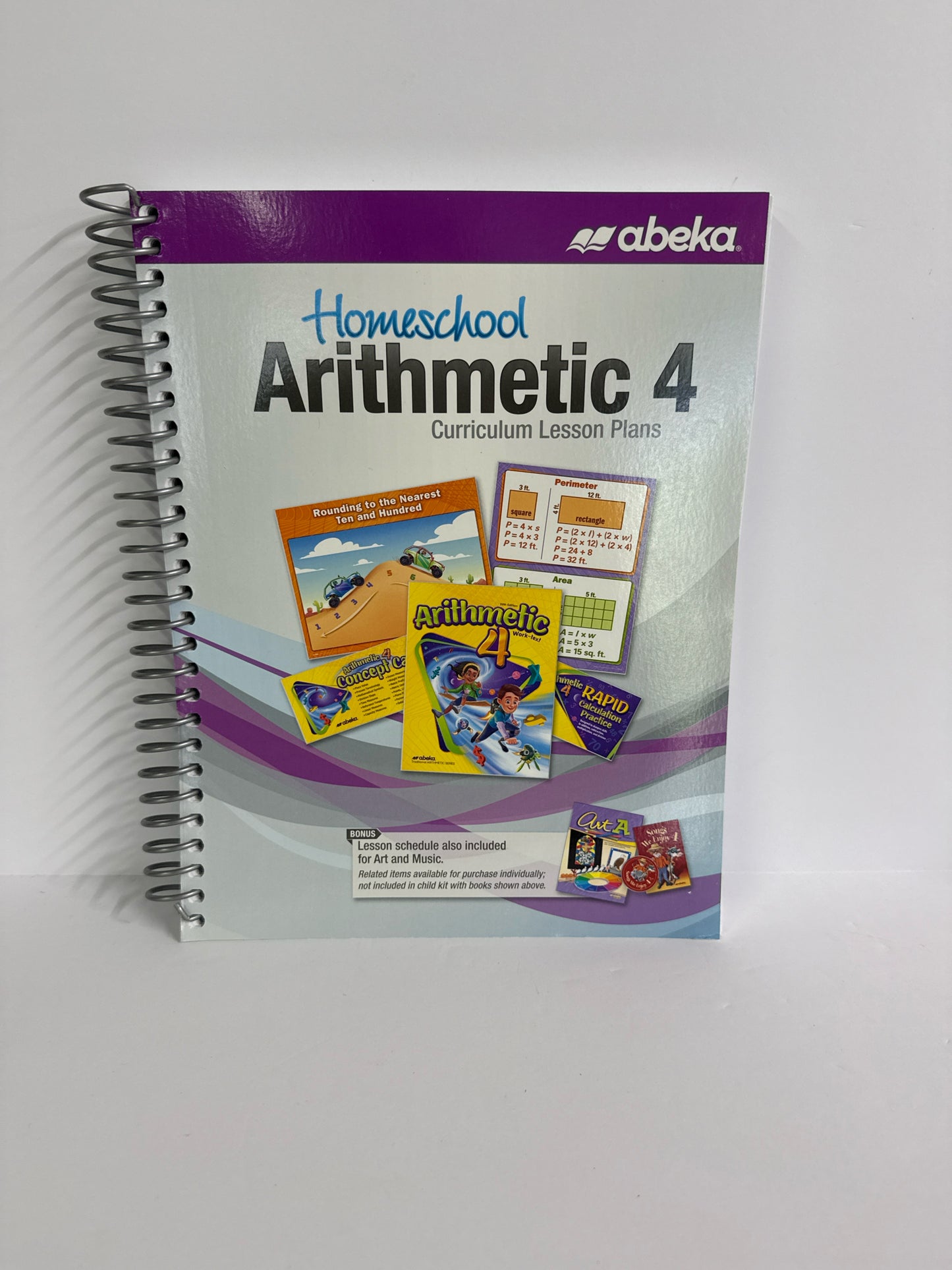 Arithmetic 4 Abeka Curriculum/Lesson Plan Pre-Owned Mathematics Textbooks