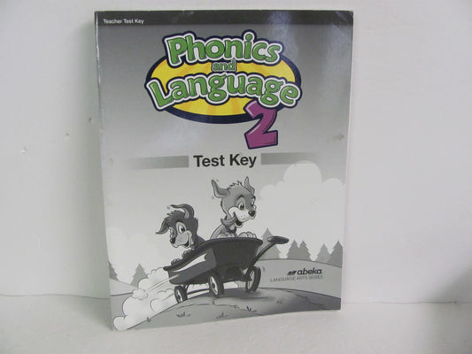 Phonics and Language Abeka Test Key Pre-Owned 2nd Grade Language Textbooks