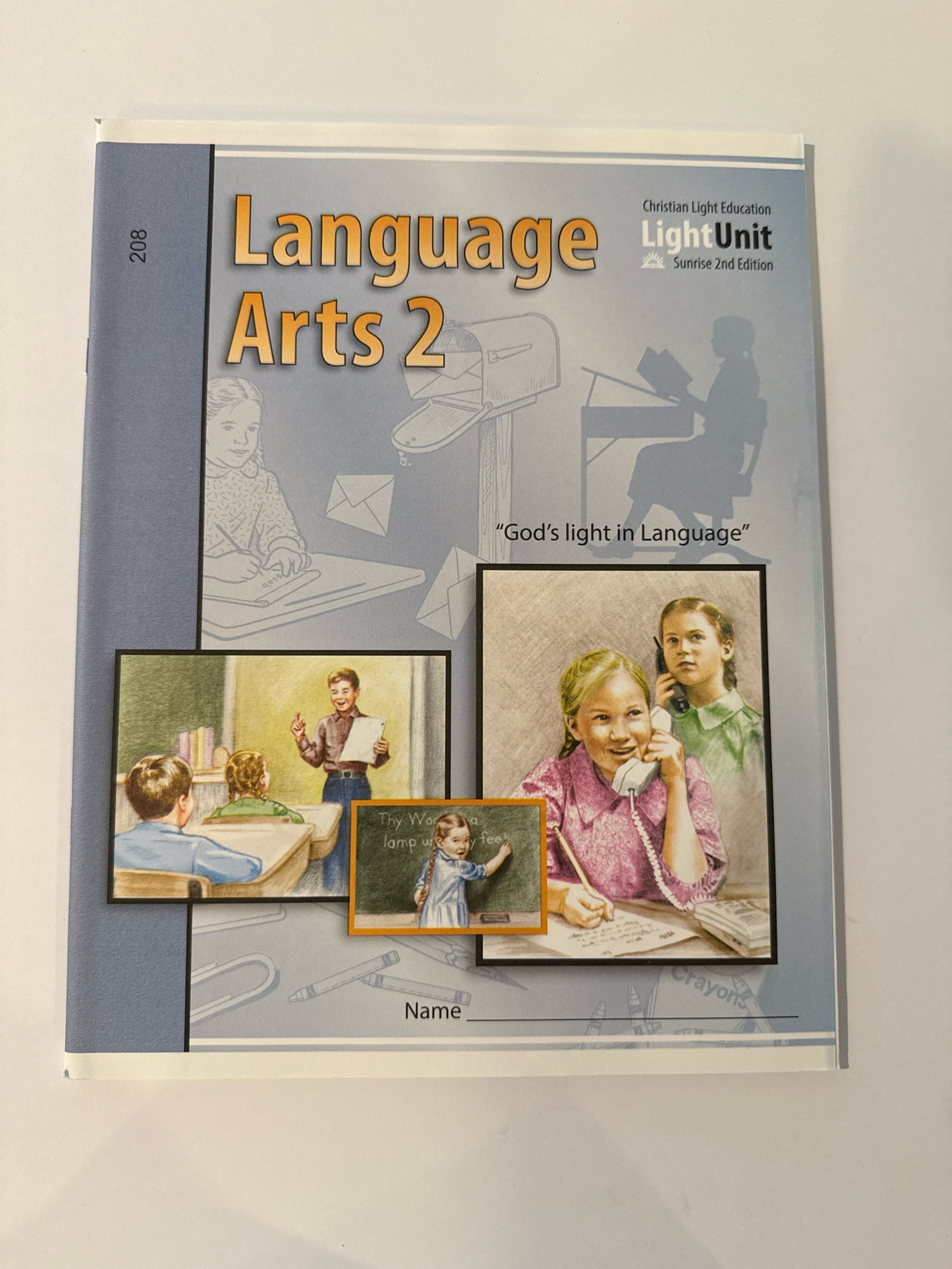 Language Arts 2 CLE Student Book Pre-Owned 2nd Grade Language Textbooks