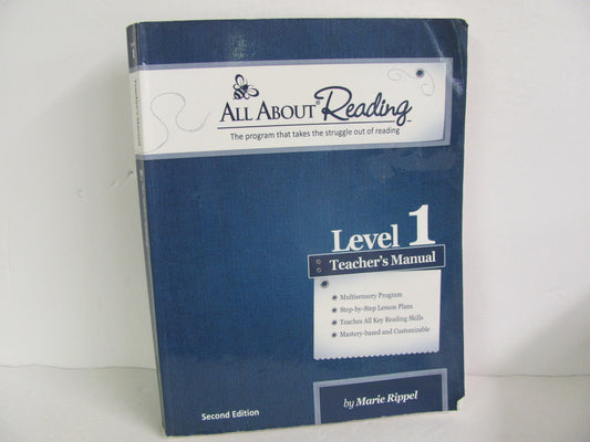 All About Reading Level 1 All About Learning Rippel 1st Grade Reading Textbooks