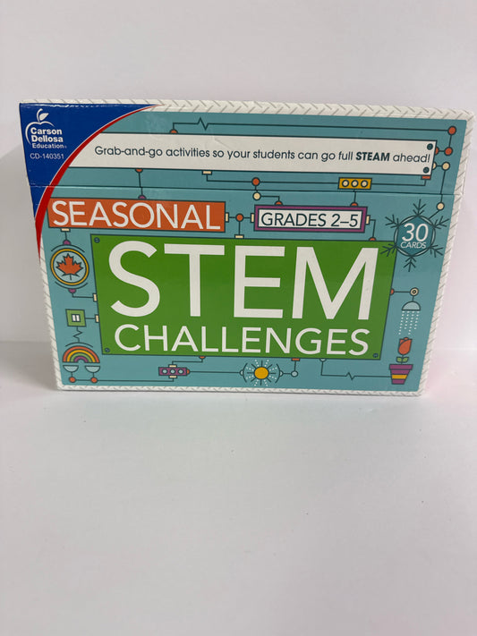 Seasonal STEM Challenges Carson Dellosa Pre-Owned Weather/Seasons Books