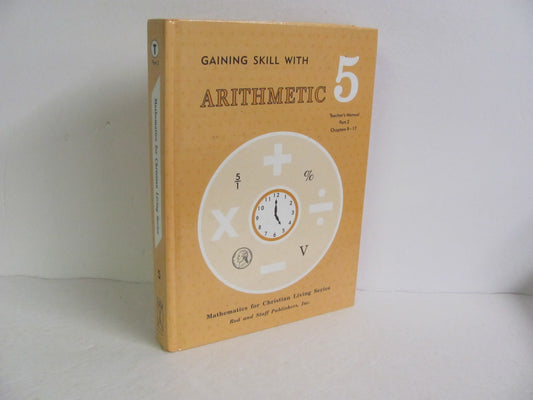 Arithmetic 5 Rod & Staff Teacher Manual  Pre-Owned Mathematics Textbooks
