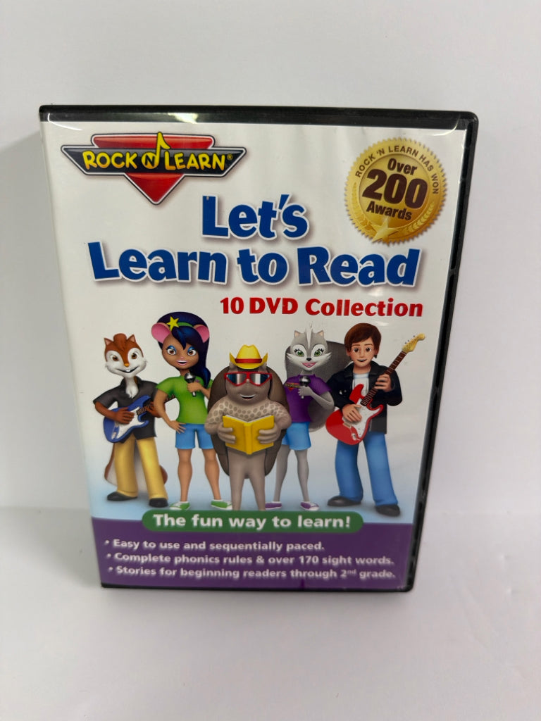 Let's Learn to Read Rock N Learn DVD Pre-Owned Elementary Reading Textbooks