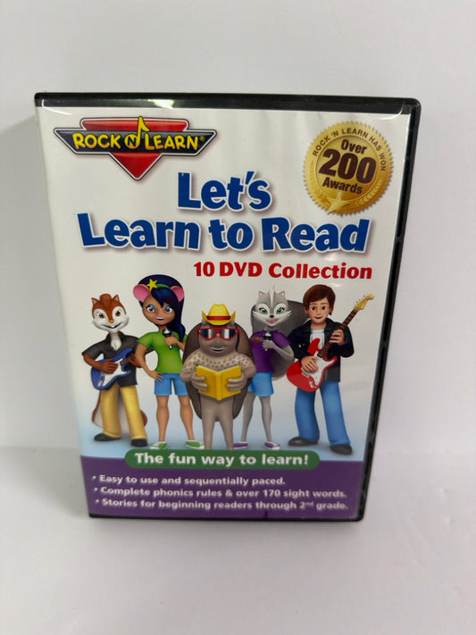 Let's Learn to Read Rock N Learn DVD Pre-Owned Elementary Reading Textbooks
