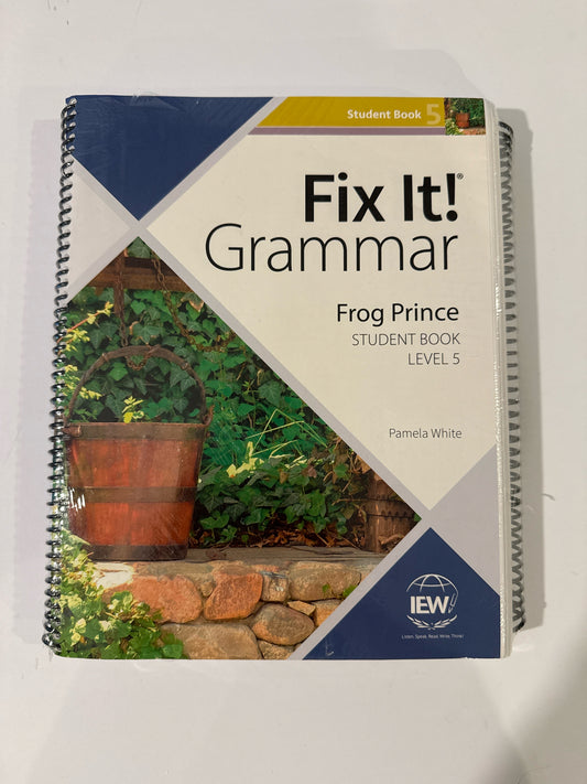 Fix It Grammar IEW Pre-Owned White High School Language Textbooks