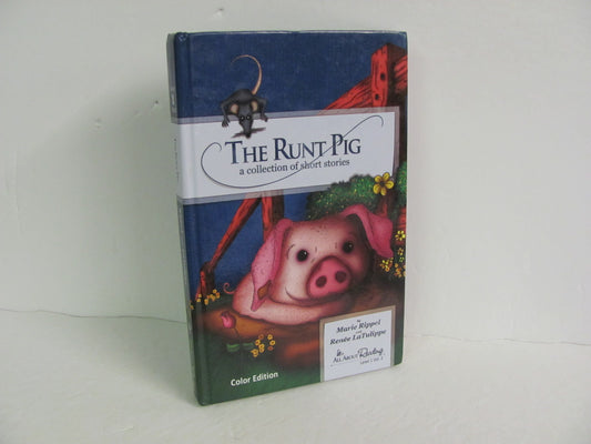 The Runt Pig All About Reading Student Book Pre-Owned Rippel Reading Textbooks