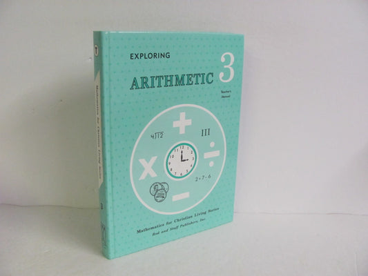 Arithmetic 3 Rod & Staff Teacher Manual  Pre-Owned Mathematics Textbooks