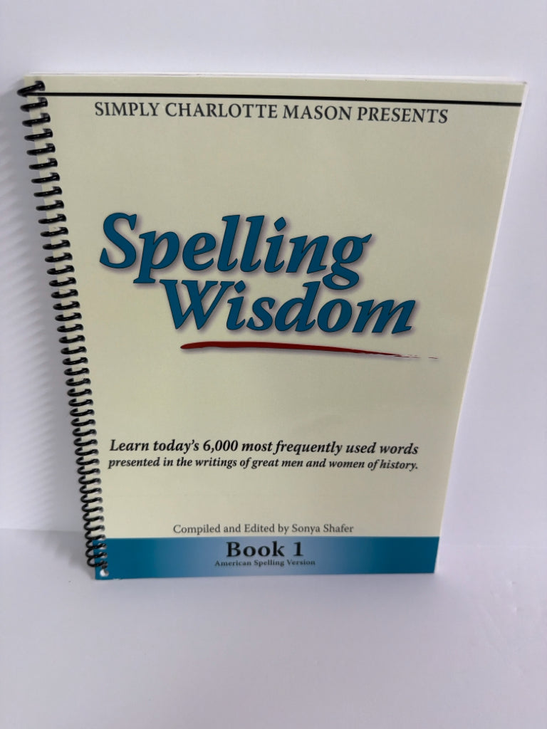 Spelling Wisdom Charlotte Mason Pre-Owned Elementary Charlotte Mason