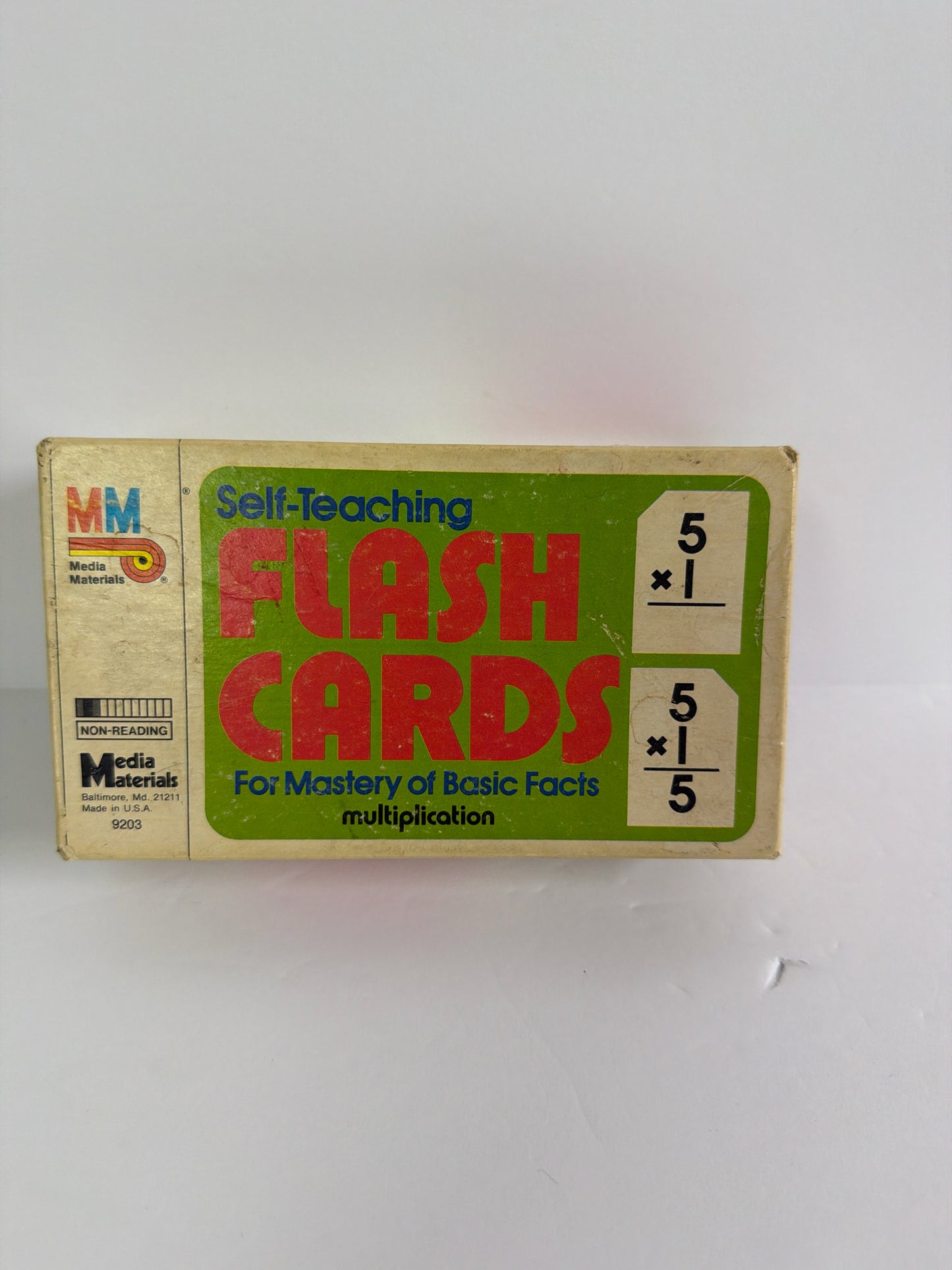 Self Teaching Media Materials Flashcards Pre-Owned Elementary Math Help Books