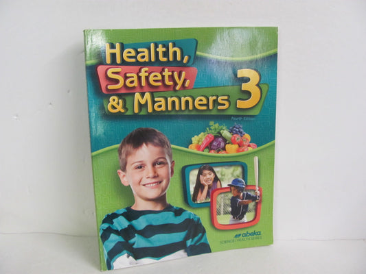 Health, Safety, & Manners Abeka Student Book Pre-Owned 3rd Grade Health Books