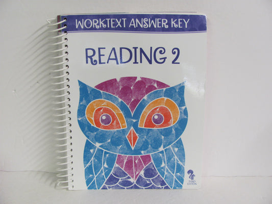 Reading 2 BJU Press WorkText Key 2nd Grade Reading Textbooks