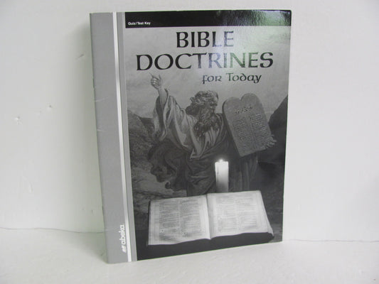 Bible Doctrines For Today Abeka Quiz/Test Key  Pre-Owned Bible Textbooks