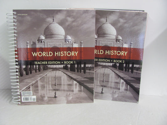 World History BJU Press Teacher Edition  Pre-Owned 10th Grade History Textbooks