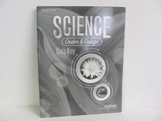 Order & Design Abeka Quiz Key Pre-Owned 7th Grade Science Textbooks