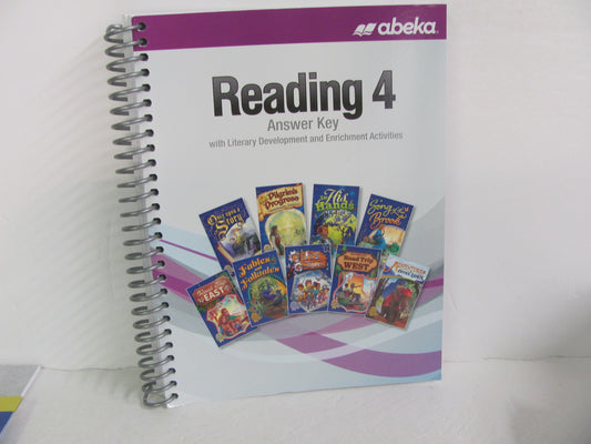 Reading 4 Abeka Answer Key  Pre-Owned 4th Grade Reading Textbooks
