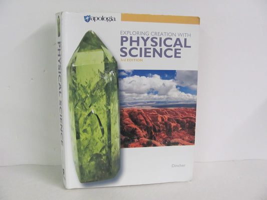Physical Science Apologia Student Book Pre-Owned Dincher Science Textbooks