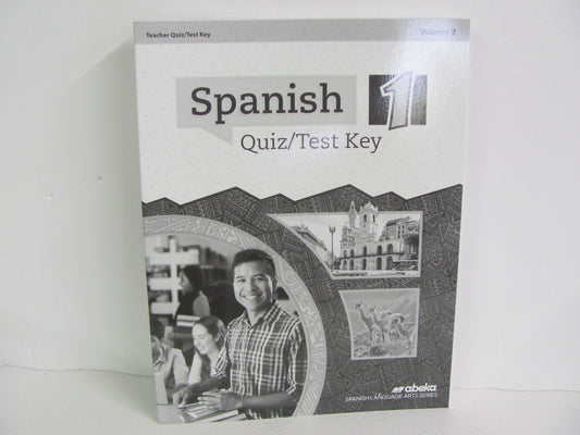 Spanish 1 Volume 2 Abeka Quiz/Test Key  Pre-Owned High School Spanish Books