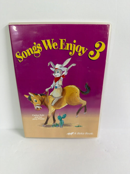 Songs We Enjoy 3 Abeka CDs Pre-Owned 3rd Grade Music Education Books