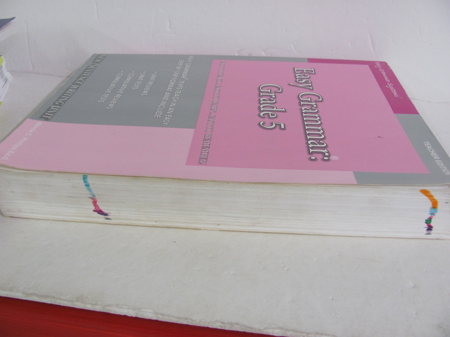 Easy Grammar 5 Teacher Edition  Pre-Owned Phillips 5th Grade Language Textbooks