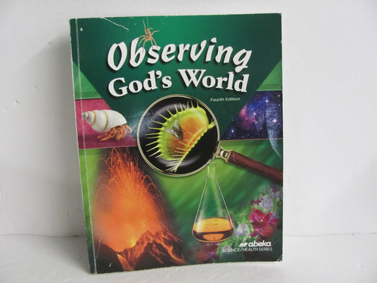 Observing God's World Abeka Student Book Pre-Owned 6th Grade Science Textbooks