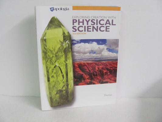 Physical Science Apologia Student Book Pre-Owned Dincher Science Textbooks