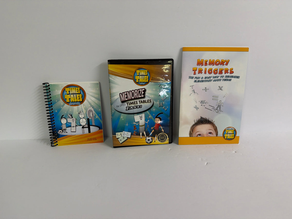 Times Tales Trigger Memory Set  Pre-Owned Elementary Math Help Books