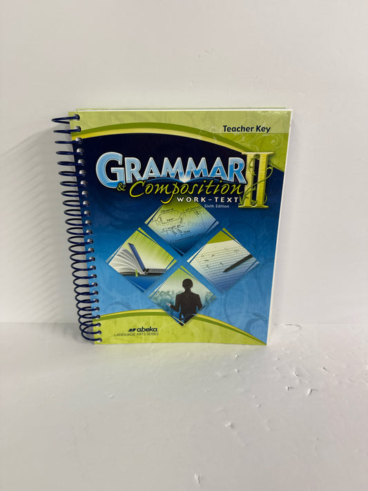 Grammar & Composition II Abeka Worktext  Pre-owned 8th Grade Language Textbooks